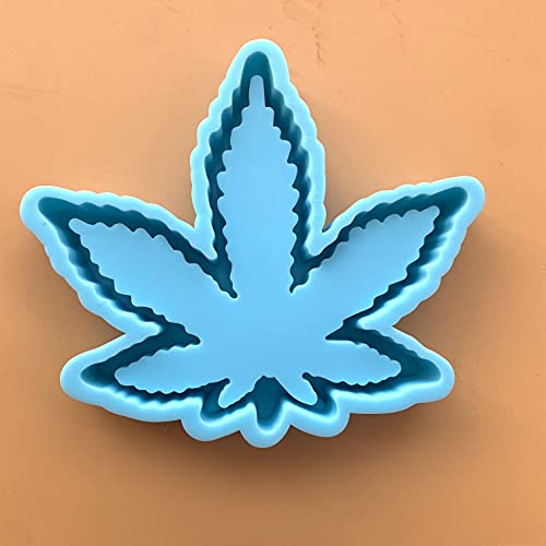 Silicone Rolling Tray mold Set, Tray Grinder and maple leaf mold for
