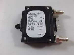 Amazon.com: Airpax 101610 / LELK1-1REC4-30326-100 Circuit Breaker 100