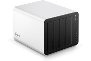 TERRAMASTER F4-425 Plus NAS Storage - 4Bay Intel N150 Quad-Core CPU, 16GB RAM DDR5, 5GbE LAN x 2, M.2 Slot x 3, Network Attac