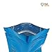 Mylar Resealable Smell Proof Ziplock Bag 7.5 x 10 cm (100, Blue)