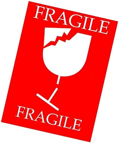 FRAGILE sticker to large Handling fragile paper waterproof seal - suitcase dress up (japan import)