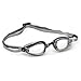 MP Michael Phelps K180+ Goggle Clear Lens Black/Silver, Competition Swim Goggles, Made In Italy