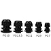 Cable Gland, eLander Plastic Waterproof Adjustable 3.5-13mm Cable Gland Joints, PG7, PG9, PG11, PG13.5, PG16, Pack of 20