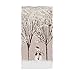 Naanle Christmas Decor Winter Dressed Snowman Bird Tree Soft Bath Towel Highly Absorbent Large Hand Towels Multipurpose for Bathroom, Hotel, Gym and Spa (16
