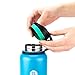 45 Degree Latitude 40 oz Water Bottle - Stay Hydrated Camping The Gym, Office Or Sports No BPA Stainless Steel Bottle - Perfectly Ice Cold Or Hot Beverages Leak Proof Lid Cayman Blue