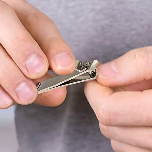 Spa's Premium Nail Clipper Set with BuiltIn Nail Files, Stainless