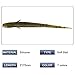 Yoshikawa Wiggle Worm Bass Lure Soft Plastic Fishing Lure Smallmouth Bass Perch Bait 3