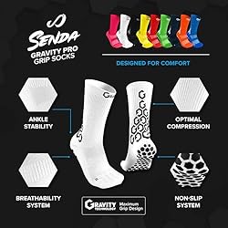 SENDA Gravity Pro Grip Socks with Non-Slip