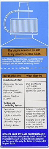 BOSTON ADVANCE CONDITIONING SOLUTION, CONDITIONS & WETS RIGID GAS PERMEABLE (RGP) LENS FOR COMFORTABLE WEAR, 3.5 FL OZ (PACK OF 2)