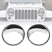 ICARS Silver Front Headlight Trim Cover Bezels