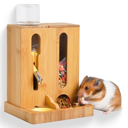 ZulBozz Bamboo Hamster Feeder