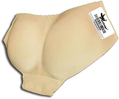 Grasshopr - Padded Seamless Bottom Butt Hip Enhancing Briefs (Beige/Skin Color)