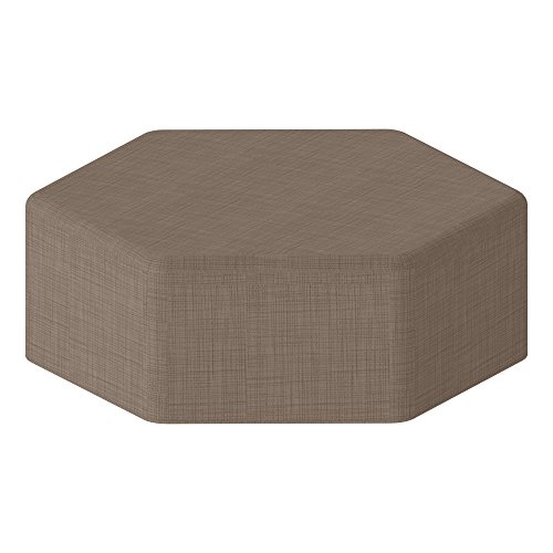 Learniture Structured Hexagon 12" H Stool -Flexible Modular Collaborative Soft…