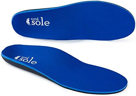Unisole Full Length Athletic Arch Support Inserts Insoles For Men And Wowen. Women/Mens Shoes Inserts For Sports, Walking, Running, Dress, Sneakers, Casual Flats Or Work Boots M11-11.5/W13-13.5