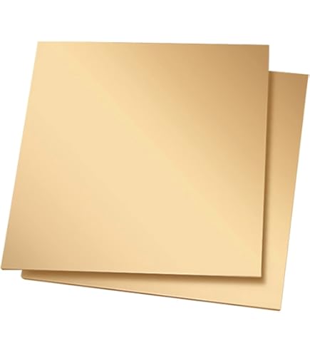 WUDOLI Brass Square Rod, Thin Quartet Strip, Brassiness, Solid Rod, Metal Cube, 20mm To 40mm X 20mm To 40mm X 20mm To 40mm (Color : 20X20X200mm - View #4