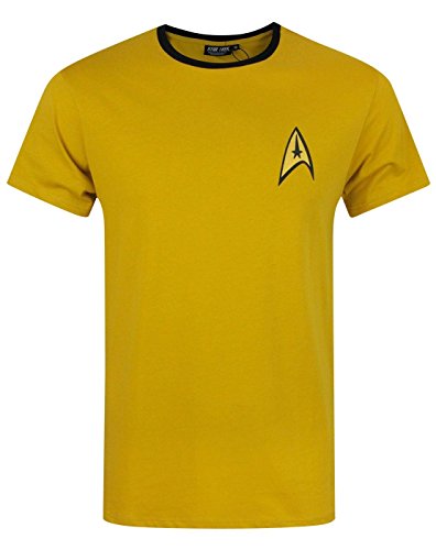 Star Trek Official Gift Mens Command Uniform T-Shirt XL