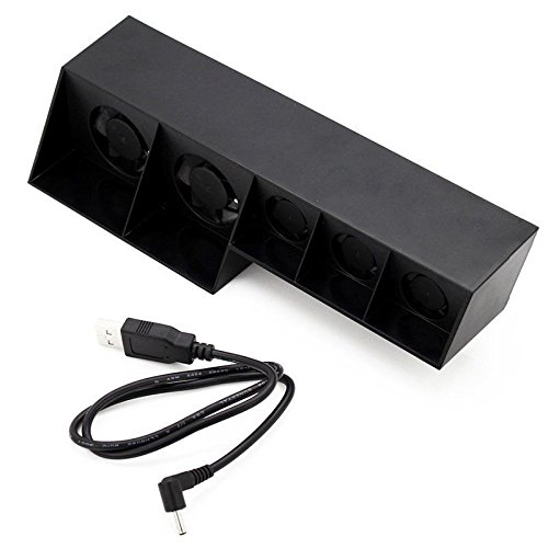 PS4 Cooling Fan,Yudeg PS4 Cooler External Turbo Cooling Stand Fan for Sony Playstation 4