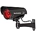 WALI Bullet Dummy Surveillance Security Camera with 30 Illuminating LED Light (B30-1), Black