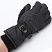 HIGHLOONG Men Waterproof Thinsulate Ski Snowboard Gloves Winter Warm Gloves Black (XL,Standard)