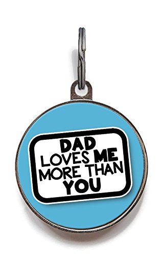 Wag A Tude Tags Dad Loves Me Mehr Als Sie Funny Hund Id Tag 36