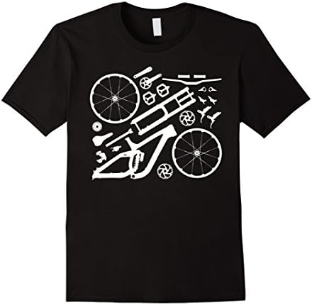 Mens Downhill Freeride Mountain Bike Enduro MTB Part T Shirt 2XL Black