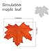 Gibot 400 Pcs Artificial Maple Leaves 4 Colors Fake Fall Leaves Silk Autumn Leaves for Weddings, Events and Thanksgiving Fall Decor