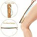 Body Brush, Silicon Bath Brush, Non-Slip Long Handle Back Dry Brush with Bath Scrubber, Gentle Exfoliating Shower Brush for Body Massage Blood Circulation.