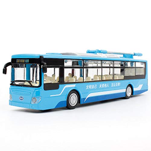 Byrhgood 01.50 Auto-Modell-Simulation-Bus-Modell-Legierung Druckguss, Ornamente Sammlung von Schmuck 25x5.5x7.5CM (Color… – Bild 3
