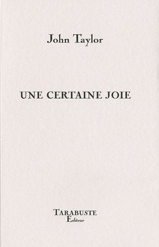 Une  certaine joie