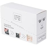 BOLUOYIN 6 Pack Pre-ink Brow Mapping String for Microblading Eyebrow Marker Thread Tattoo PMU Positioning Eyebrow Measuring Tool for Marking Symmetrical Eyebrows (White-6pcs/box)