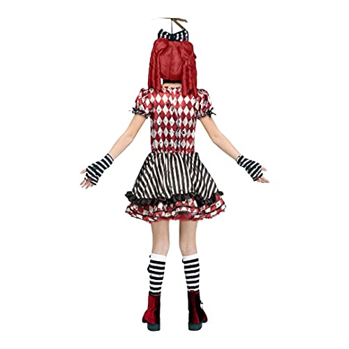 Spirit Halloween Doll Clown Girls Kids Youth Size Costume Dress Up Cute