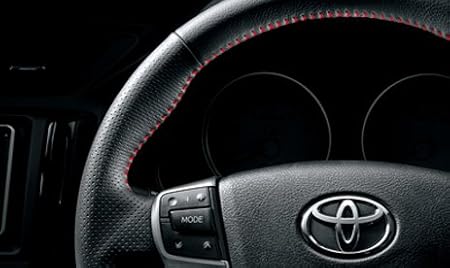 Amazon Toyota トヨタ純正 マークx Grx130 Grx133 G S ジーズ 本革巻きステアリングホイール レッドステッチ ディンプル付 ステアリング ハンドル 車 バイク