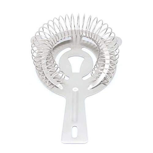 Meka-supplies - Stainless Steel Ice Filter Colander Cocktail Shaker Mixed Drink Strainer