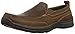 Skechers USA Men's Relaxed Fit Memory Foam Superior Gains Slip-On,13 M US,Dark Brown
