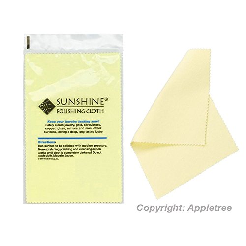 2 Sunshine+Polishing+Cloths+Sterling+Jewelry
