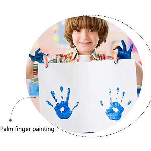 Washable Large Ink Pad DIY Colors for Kids Craft Finger Print Inkpads Rubber Stamps (9 Colors)