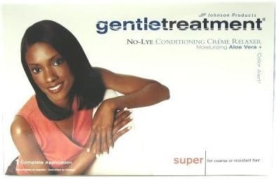 Gentle Treatment Relaxer Super No-Lye Kit (3-Pack) with Free Nail File