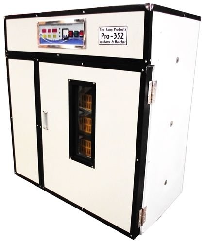 RITE FARM PRODUCTS PRO-352 CABINET INCUBATOR & HATCHER 352 CHICKEN EGG CAPACITY
