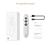 Wireless Presenter Remote with Laser Pointer, Doosl USB Rechargeable Presentation Remote Control PPT Slides Clicker for PowerPoint, Laptop, MAC,Google Slides. (White)