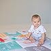 Taf Toys I Love Big Mat | Baby Activity Mat, Baby’s Development and Easier Parenting, Soft Colored & Thickly Padded for Comfort, Ideal for Twins, Best for Fun and Tummy Time Activities, Double Size