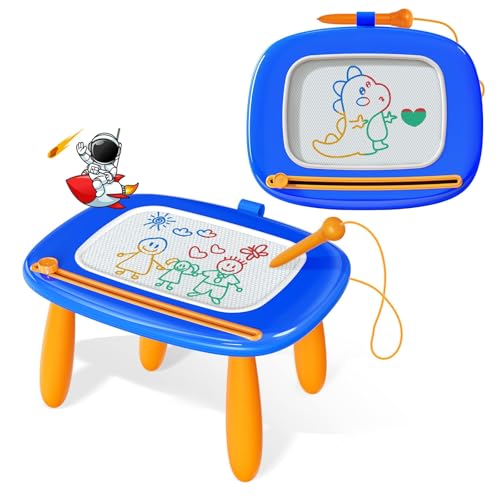 Kikidex Magnetic Drawing Board Dark Blue
