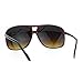 SA106 Oversize Large Thin Plastic Racer Mens Sport Sunglasses Brown