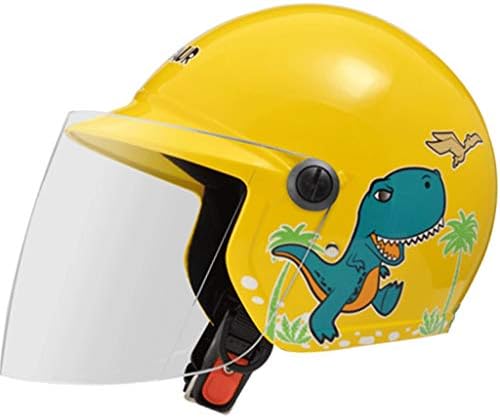Zxw ヘルメット Abs素材子供用ヘルメットユニセックス漫画ハーフヘルメット多色 毎日続々入荷 色 いえろ サイズ 29x21cm イエロー さいず