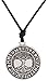 Dawapara Viking Talisman Rune Celtic Yggdrasil Tree of Life World Tree Necklace