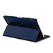 kwmobile Elegant synthetic leather case bookstyle for Sony Xperia Tablet Z3 Compact in dark blue