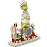 Lenox All Aboard with Mr. Grinch Figurine Dr. Seuss