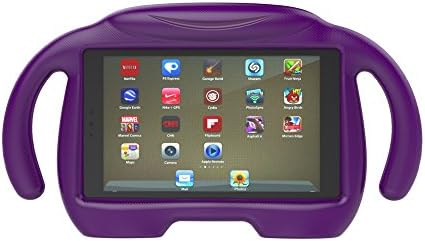 Baobeir New Style Fire HD 8 Case for Kids,Shockproof Kid-Proof Case with Handle Stand Cover for Amazon Fire HD 8 Tablet (6th Generation,2016 Release / 7th Generation,2017 Release) (Purple)