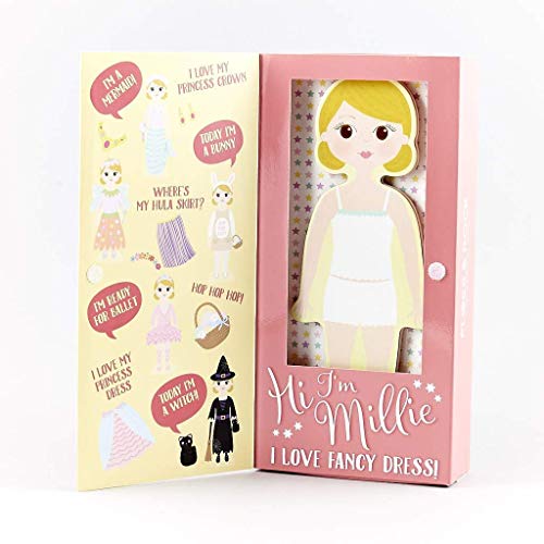 Floss & Rock Magnetic Dress Up Wooden Doll (Millie)
