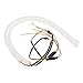 2 x 24 inches Dual Color White - Amber Car Switchback LED Tube Strip Light Headlight DRL Daytime Running Light For Audi Style - GP Xtreme