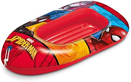 Toys - Spiderman Boat - Canotto con base gonfiabile, Gommone per Bambini, Misura 112 cm - PVC Termosaldato Resistente - 16930
